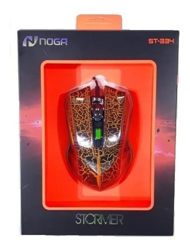 Mouse Gamer Noga St-334 Led 6 Botones 2400 Dpi Optico