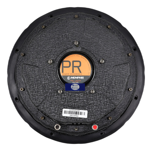 Subwoofer 12pulgadas Memphis Prxs1240 700 Watts Plano Color Negro