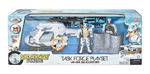 Playset Militar Taskn Force Soldaditos 14 Piezas Original