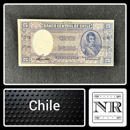 Chile - 5 Pesos / 1/2 Cóndor - Año 1959 - P #119 - Herrera 
