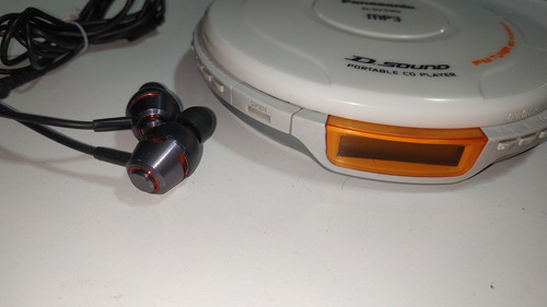 Discman Panasonic Sl-sv590 Con Mp3 Y Radio + Audífonos (Usado)