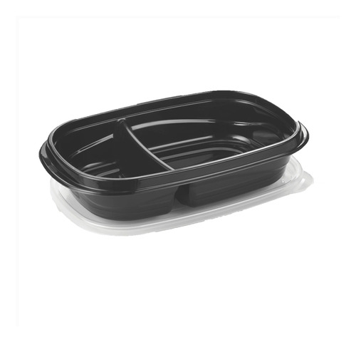 Envases 20 Piezas Takealongs Rubbermaid (negro 875 Ml)