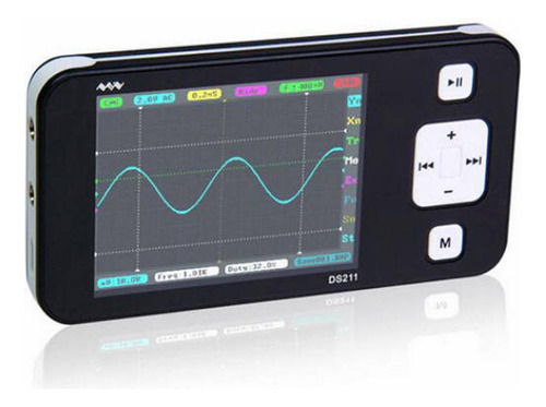 Osciloscopio Digital Usb Portátil De 2 Canales 200khz 1msa