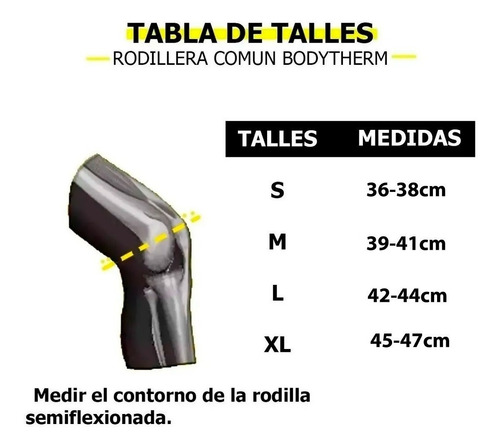 Imagen 3 de 8 de Rodilleras Reforzadas Body Therm Crossfit Fitness Gym Unisex