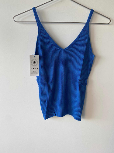 Musculosa De Hilo Azul Francia Talle 1