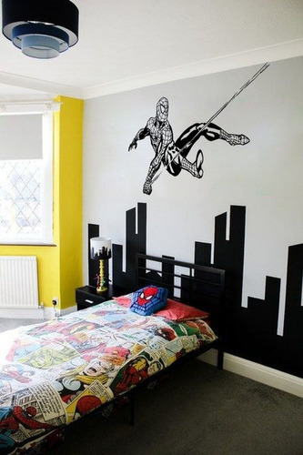 Vinilos Decorativos Para Niños Vinil Pared Spiderman Marvel