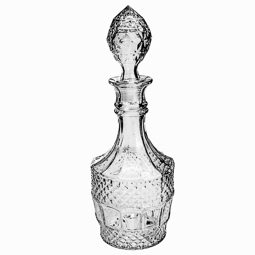 Imagem 2 de 10 de Licoreira De Vidro Com 4 Copos Para Whisky, Tequila E Licor.