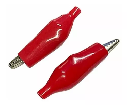 Pinza Cocodrilo Chica Roja