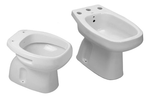 Combo Inodoro Corto Roca Monaco Bidet 3 O 1 Agujeros 6c