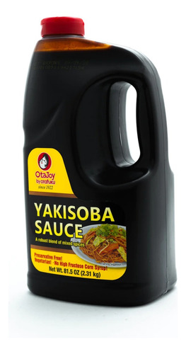 Otajoy Yakisoba Salsa 81.4 Onza Fry Noodles Sauce 1/2 Galón