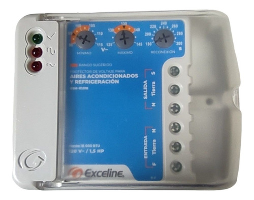 Protector Aires Acondicionados Bornera Exceline, 120v