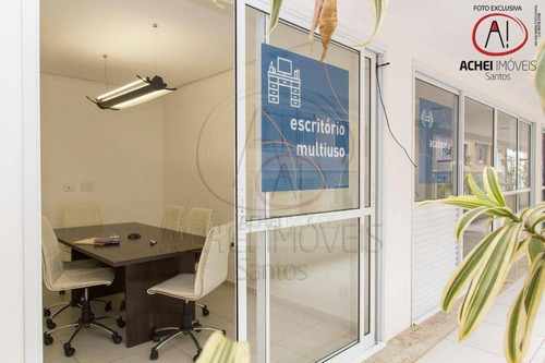 Apartamento Com 2 Dormitórios, 1 Suite E 1 Vaga Coletiva Suficiente À Venda, 68 M² Por R$ 535.000 - José Menino - Santos/sp - Ap10116