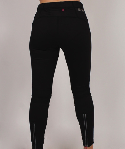 Imagen 2 de 3 de Li-ning Leggins Deportivos Negro Mujer Cierre Original Fpx