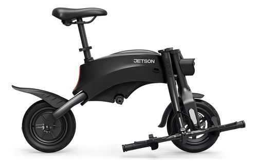 Jetson Bicicleta Eléctrica Lx10 25km/h Soporta 117kg Color Negro