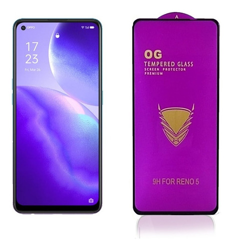 Mica De Cristal Templado Premium Para Oppo Reno 5z / Reno 5