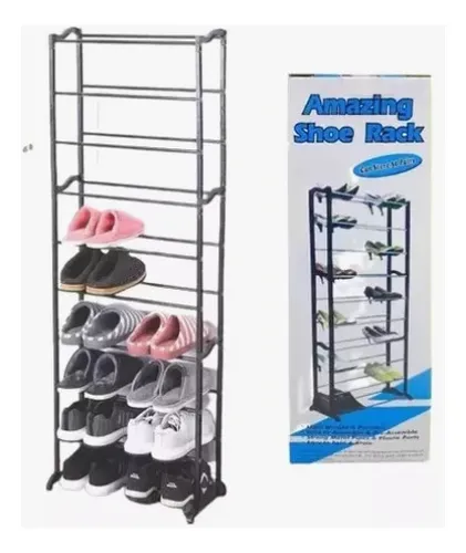 Zapatero Con Capacidad Para 30 Pares De Zapatos 10 Niveles