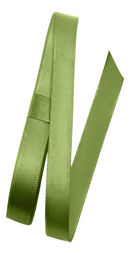 Fita De Cetim Multiuso Nº2 Larg 10mm Rolo Com 50 Metros Cor 127 - Verde Musgo Lisa