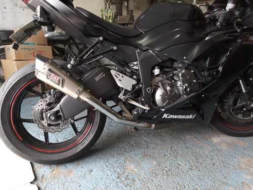 Ponteira Esportiva Zx6 Remove Marmita Cor Inox Yoshimura