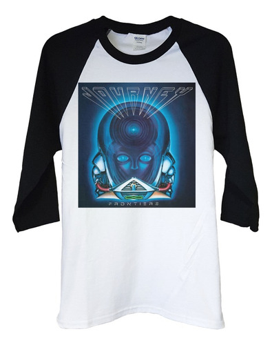 Polera Raglan 3/4 Journey Frontiers Rock Abominatron