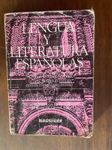 Lengua Y Literatura Españolas Francisco Valdes Becerril 