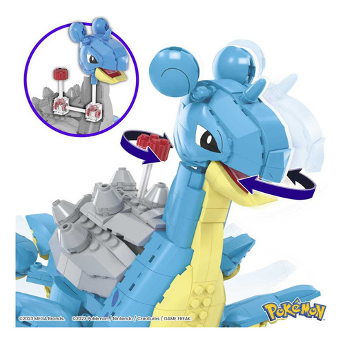 Juego De Construcción Lapras Mega Pokémon