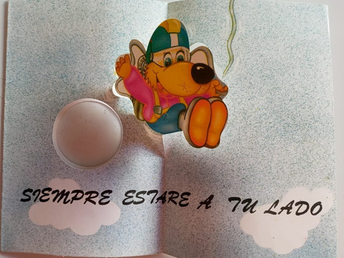4 Tarjetas Día Del Amigo Dibujos Infantiles Vintage Retro