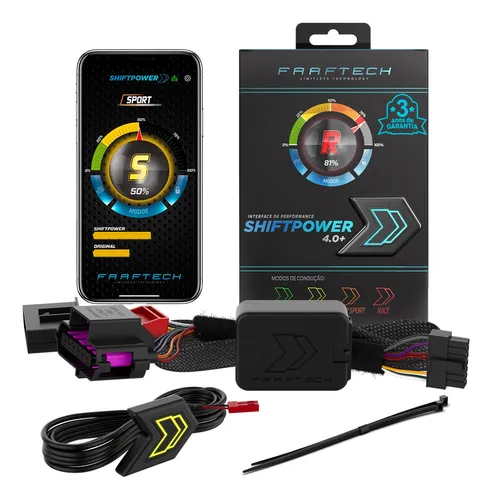 comprar Chip Pedal Shiftpower App Plug Play Bluetooth Faaftech