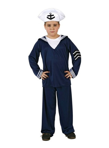 Disfraz Infantil De Marinero Talla 4-6 Al 11-14