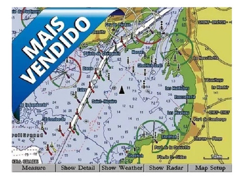 Carta Náutica Gps Garmin Echomap Chirp Bluechart G2 Vision +
