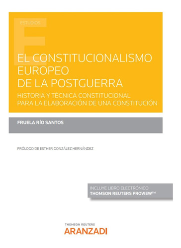 Libro El Constitucionalismo Europeo De La Postguerra (pap...