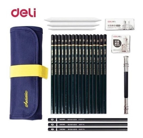 Set De Dibujo Deli X 27 Piezas