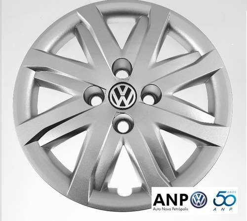 1 Calota Aro 14 Original Volkswagen Gol Voyage G4 G5 4 Furos