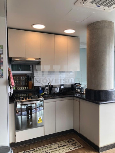 Imagem 4 de 30 de Apartamento A Venda Com 2 Dormitórios Vista Total Para O Mar Na Pompéia Em Santos - Ap00606 - 69853188