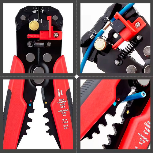 Pinza Crimpeadora Multifuncion Automatica Alicate Pelacables