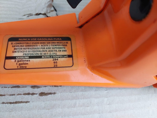 Motosierra Nafta Gamma 45cc (no Arranca) Naranja (Usado)