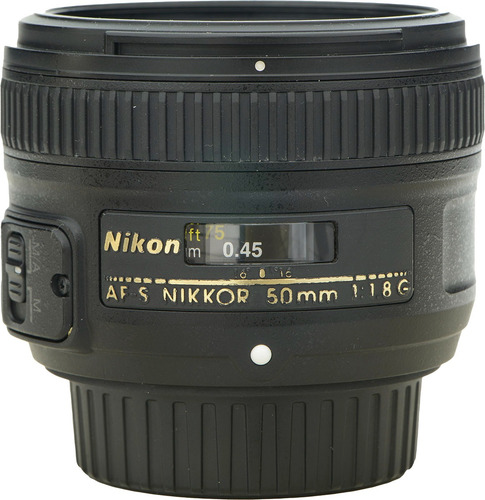 Objetiva Nikon 50mm Afs 1.8 G + Filtro Nikon Preto (Usado)