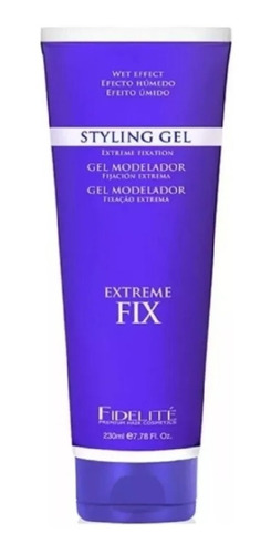 Gel Modelador Fidelite 230 Ml Efecto Humedo Fijacion Extrema