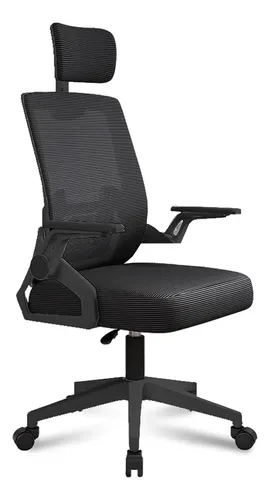 Silla Oficina Ejecutiva Escritorio Ergonomica Gerencial Pc Smart Tech ERGO-1 Color Negro