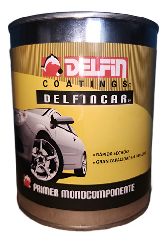 Primer Monocomponente Gris Delfin Coatings 1/4 De Galon