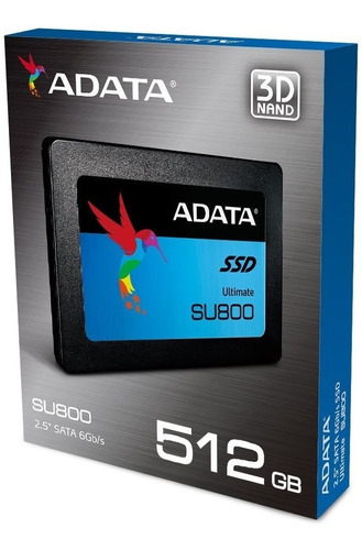 Disco Adata Ultimate 512gb Unidad Ssd Sata 2.5 Su800 6gb/seg