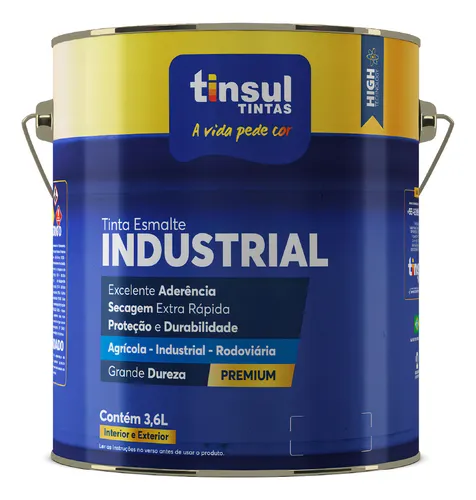 Pintura Fondo Antioxido Premium Tinsul 3,6 Lt Color Gris