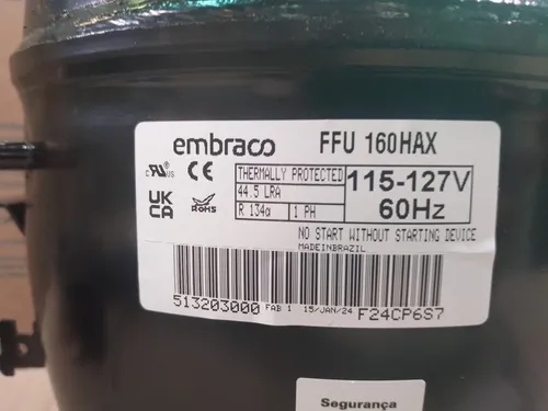 comprar Compresor Hermetico  Embraco Ffu 160hax 1\u002F2hp