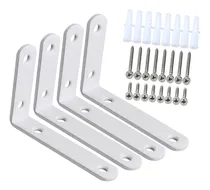 Comprar 4 Piezas Soportes De Estante De Esquina Soportes De 100x64mm