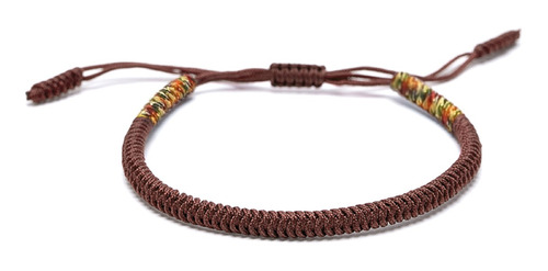 Pulsera Budista Para La Suerte Café/colores Feng Shui