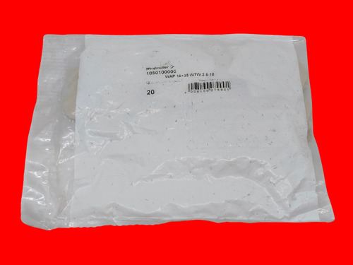 1050100000 Weidmuller Tapa Final/separador Wap16-35/wtw2.5