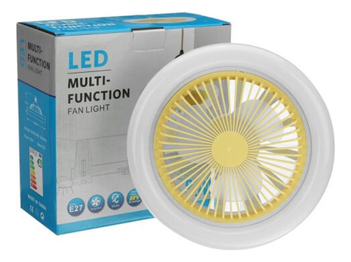 Ventilador De Techo Con Luz Led Y Control Remoto 36w