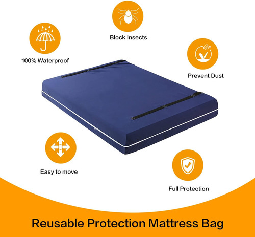 Bolsa Reutilizable Xl Impermeable Para Colchón