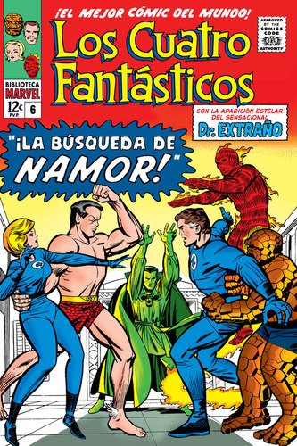 Bibm19 4 Fantasticos 6 1964, De Lee, Stan. Editorial Panini Comics, Tapa Blanda En Español, 2023