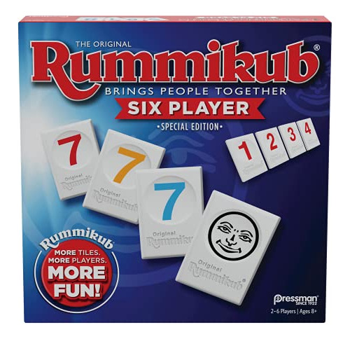 Rummikub Edición Para Seis Jugadores, El Clásico Juego De Fi