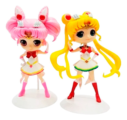 Set 2 Figuras Coleccionables De Sailor Moon Cristal
